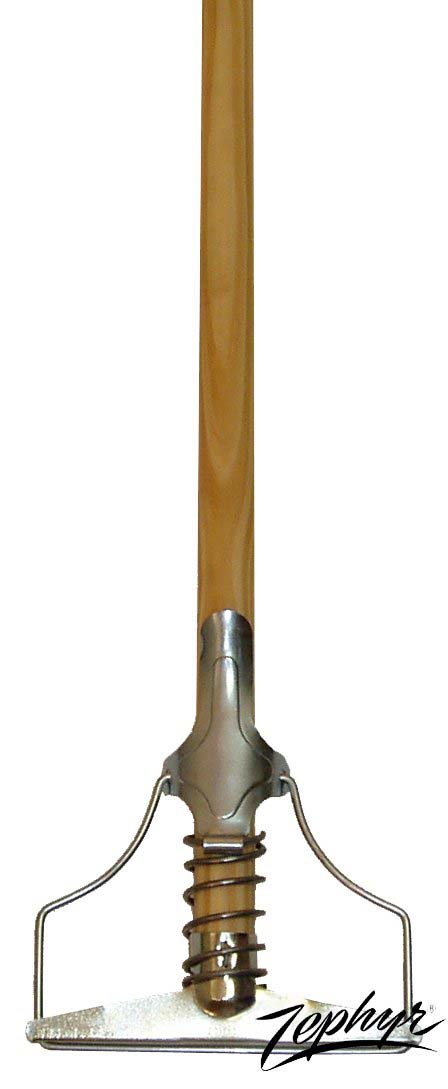 (image for) ZEP 16086 54" x 1 1/8" Metal Spring Lever Mop Handle, Case of 12